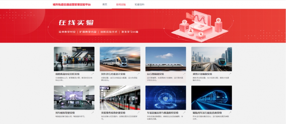 城市轨道交通运营管理实验平台